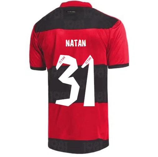 2021/22 Flamengo Home Kit Soccer Jersey NATAN #31